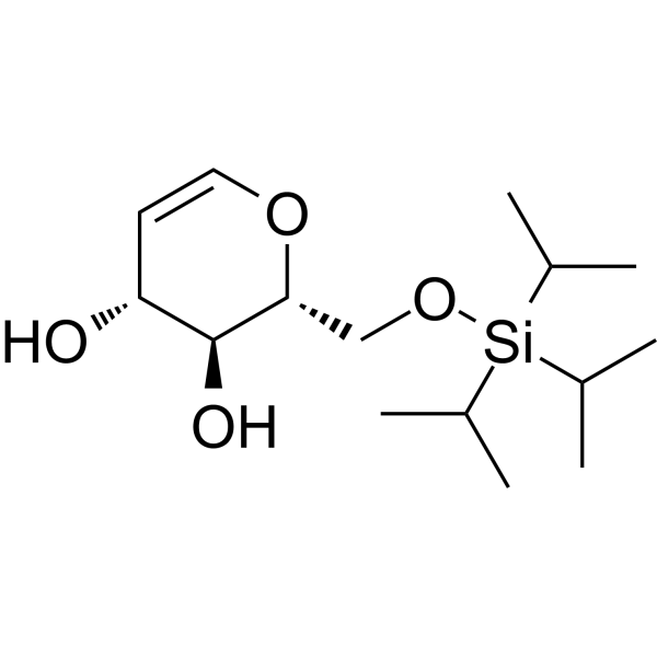 6-O-(Triisopropylsilyl)-D-glucal (1,5-Anhydro-2-deoxy-6-O-(triisopropylsilyl)-D-arabino-hex-1-enitol
